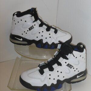 NIKE AIR MAX BLACK AND WHITE HIGH-TOP SNEAKERS SIZE 8.5 MEDIUM